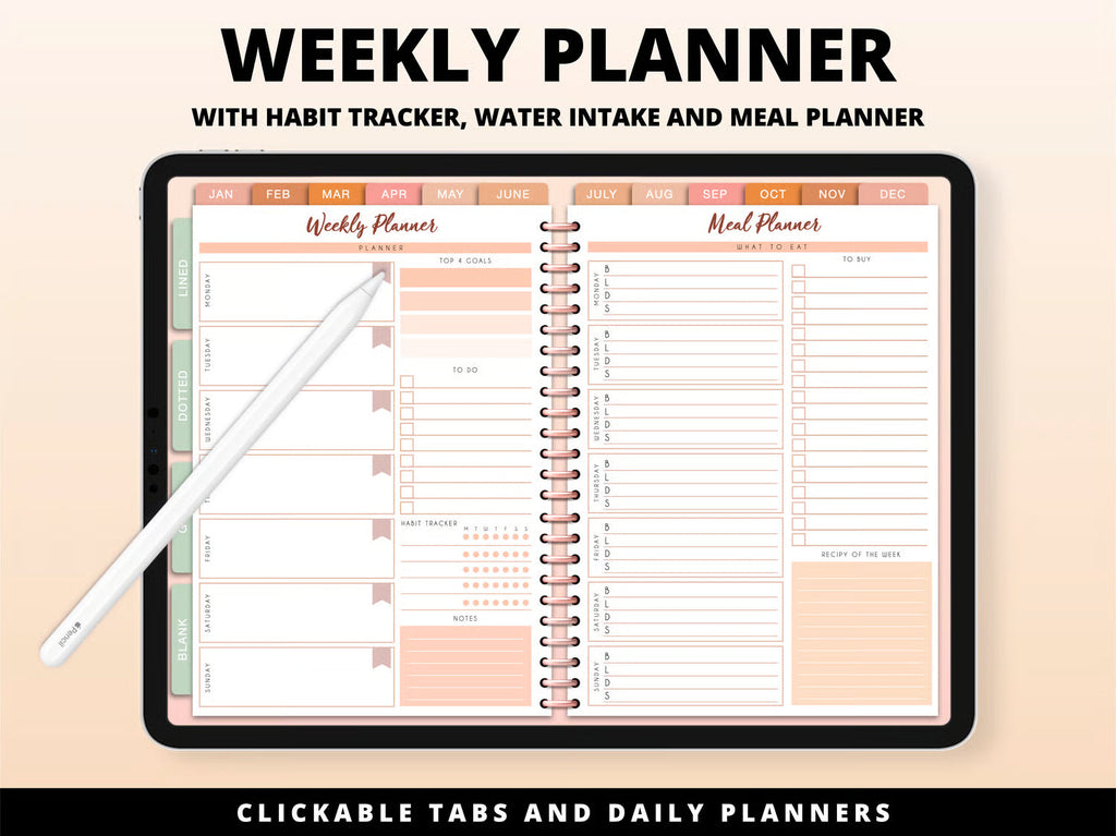 Digital Planner Undated